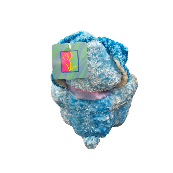 Vintage 1990s Dan Dee Blue Easter Bunny with Wire Basket - NWT - Picture 10 of 10